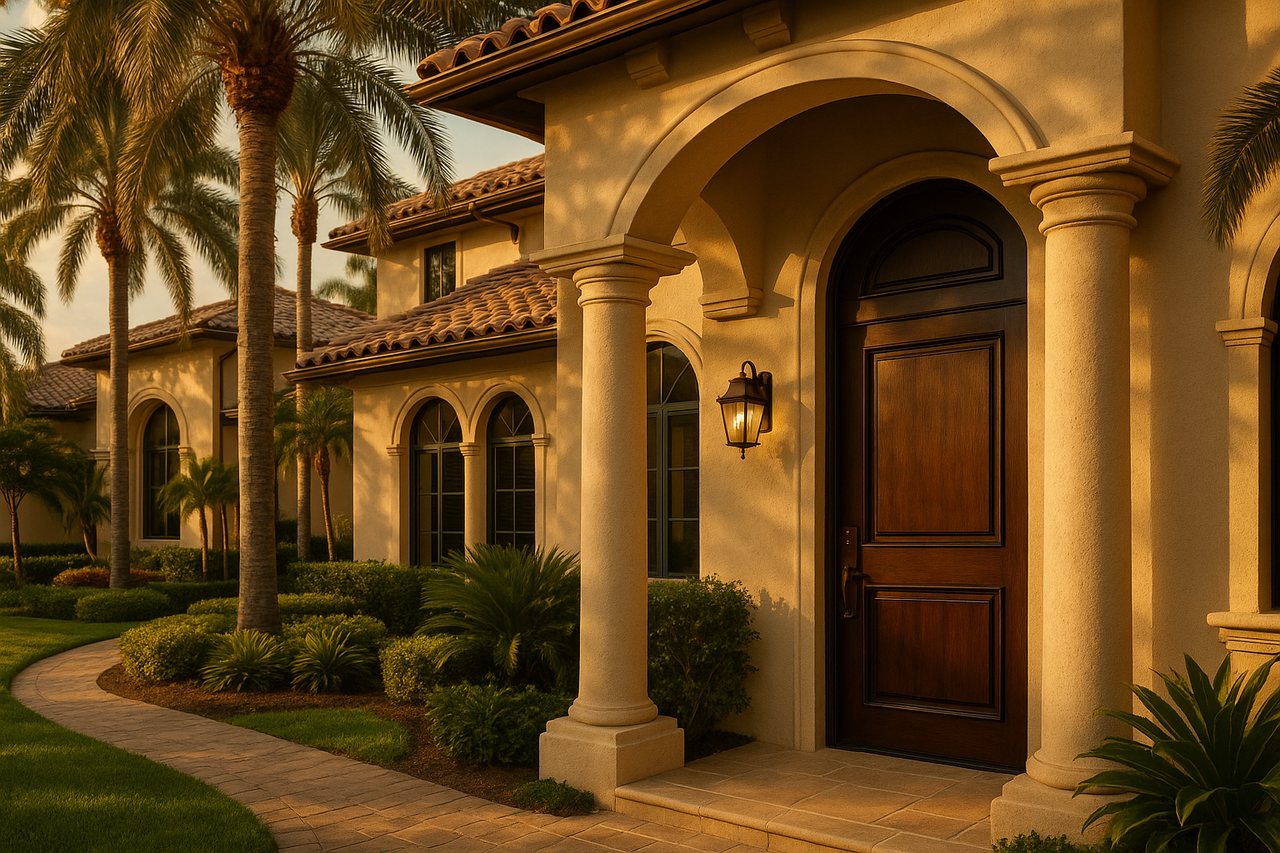 Delray Beach home exterior - Premier Locksmith service area