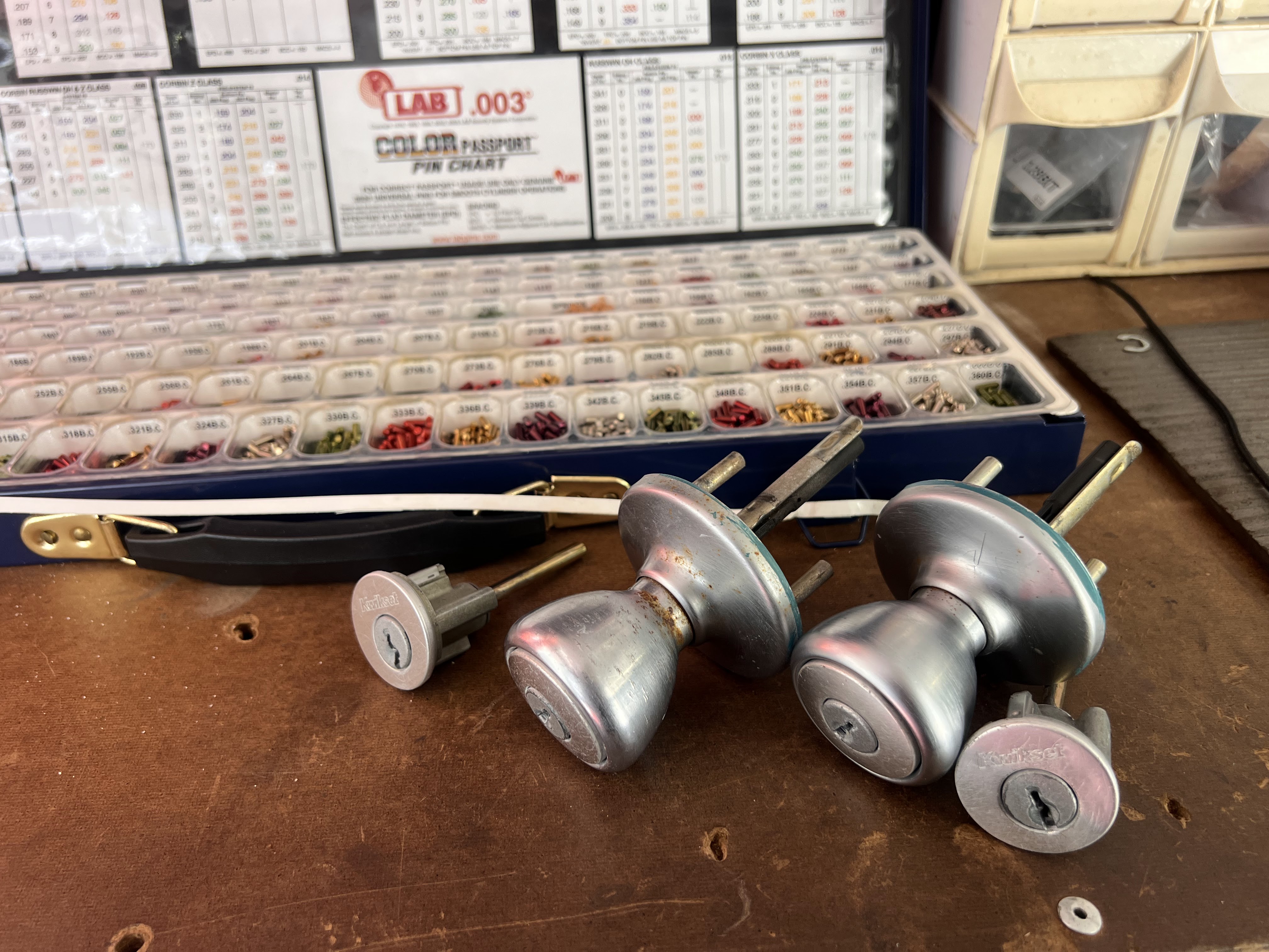 Deadbolt lock installation (Kwikset hardware) - Home Lockout Service Villages of Oriole - Premier Locksmith Delray Beach