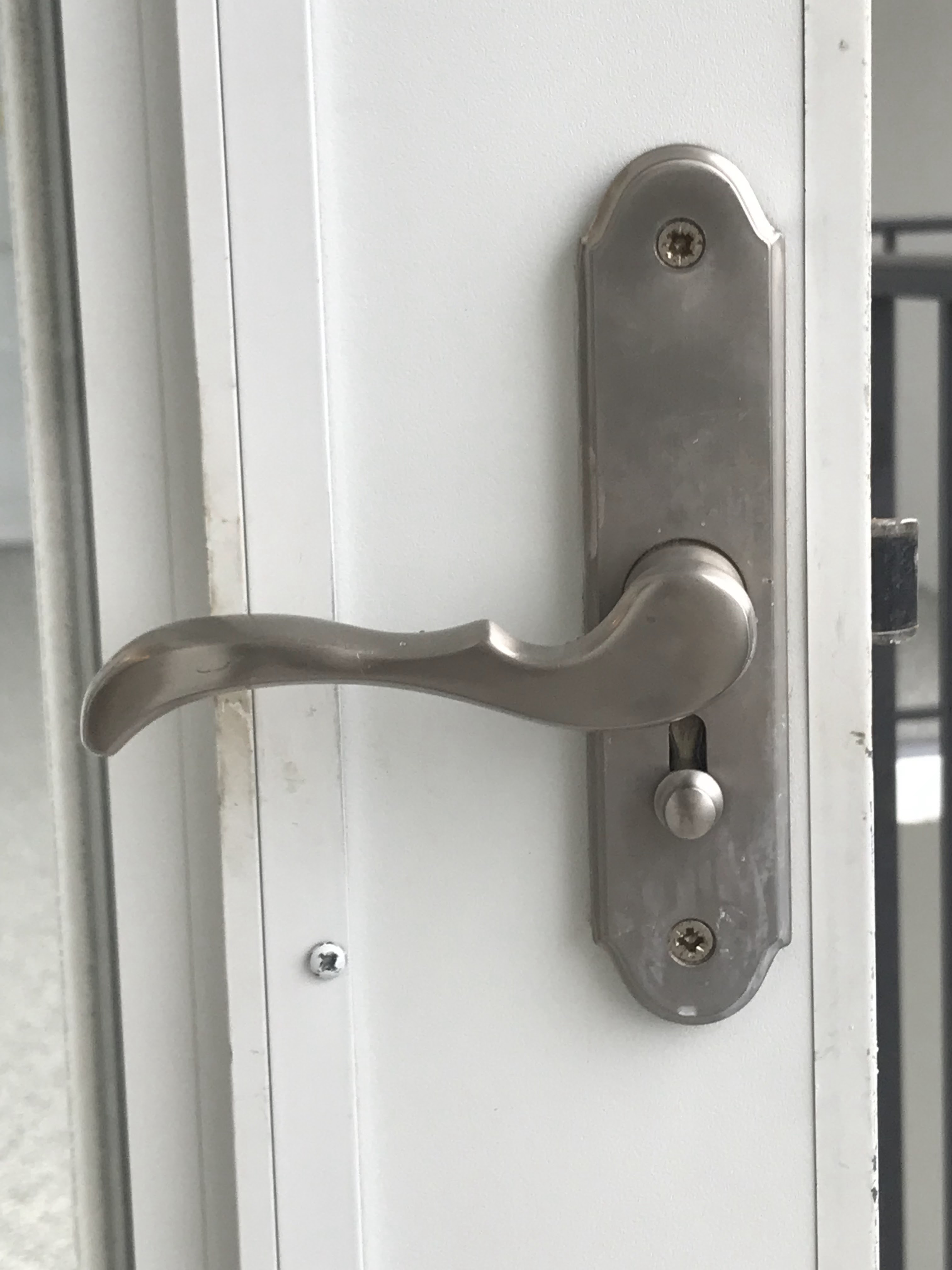 Residential door handle installation - Premier Locksmith Delray Beach