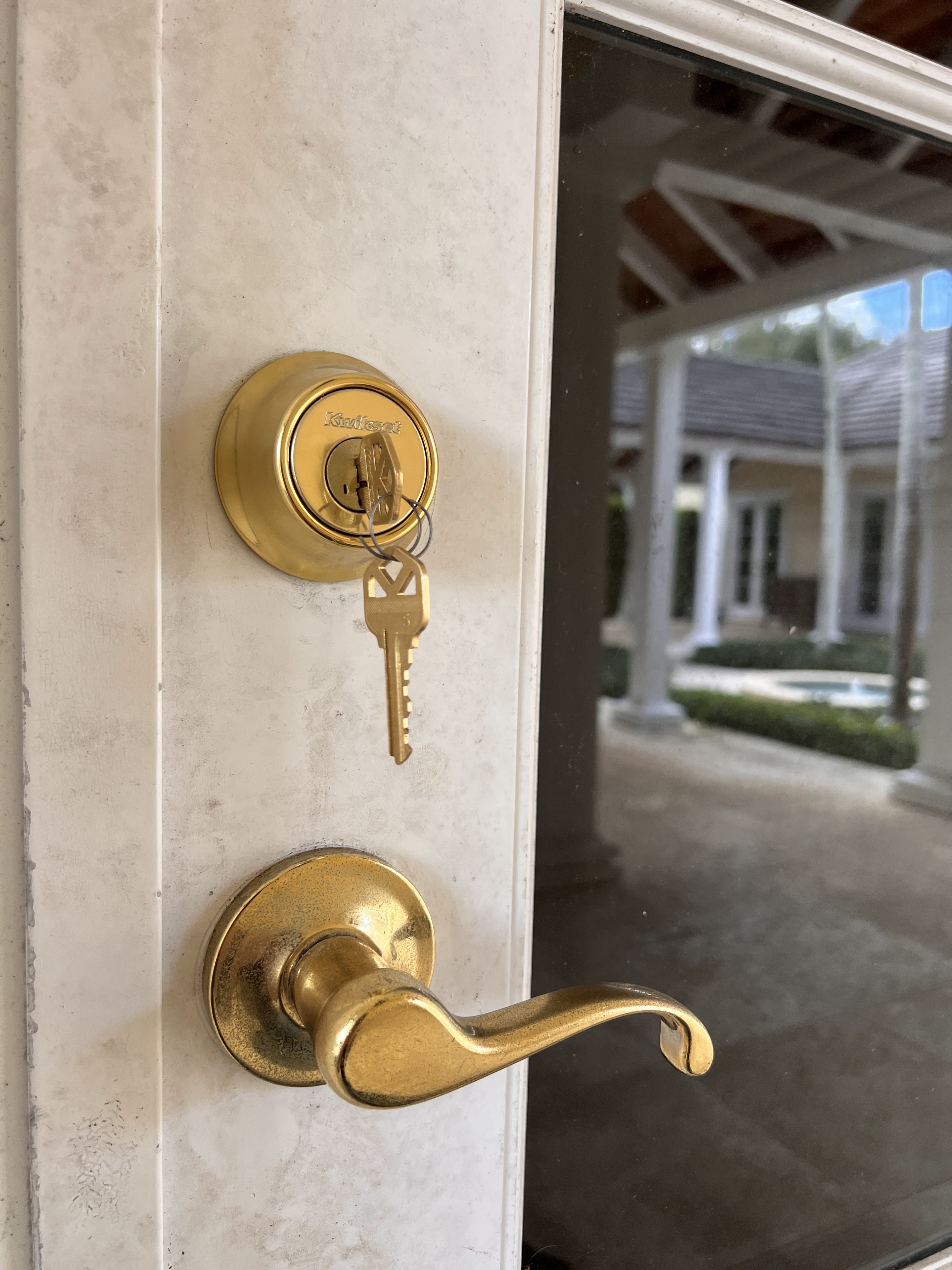 Residential door lock installation (Kwikset hardware) - How to Verify Your Lock Rekeying Locksmith is Palm Beach County Licensed - Premier Locksmith Delray Beac