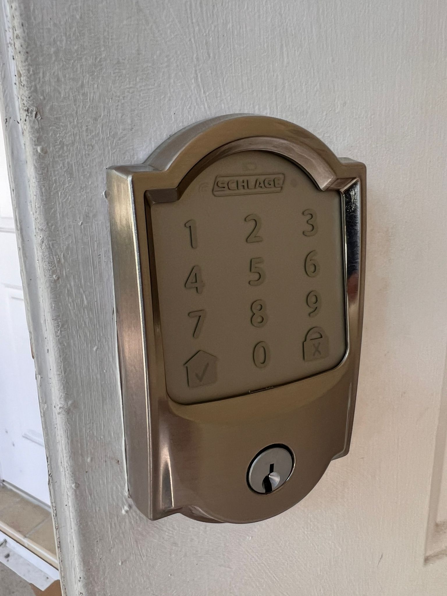 Schlage smart lock installation (Schlage hardware) - Addison Reserve in Delray Beach - Premier Locksmith Delray Beach